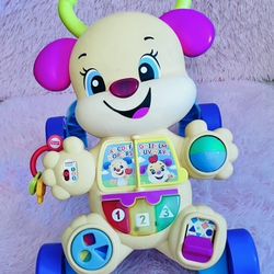 Fisherprice Laugh And Learn Walker Dog Pink
