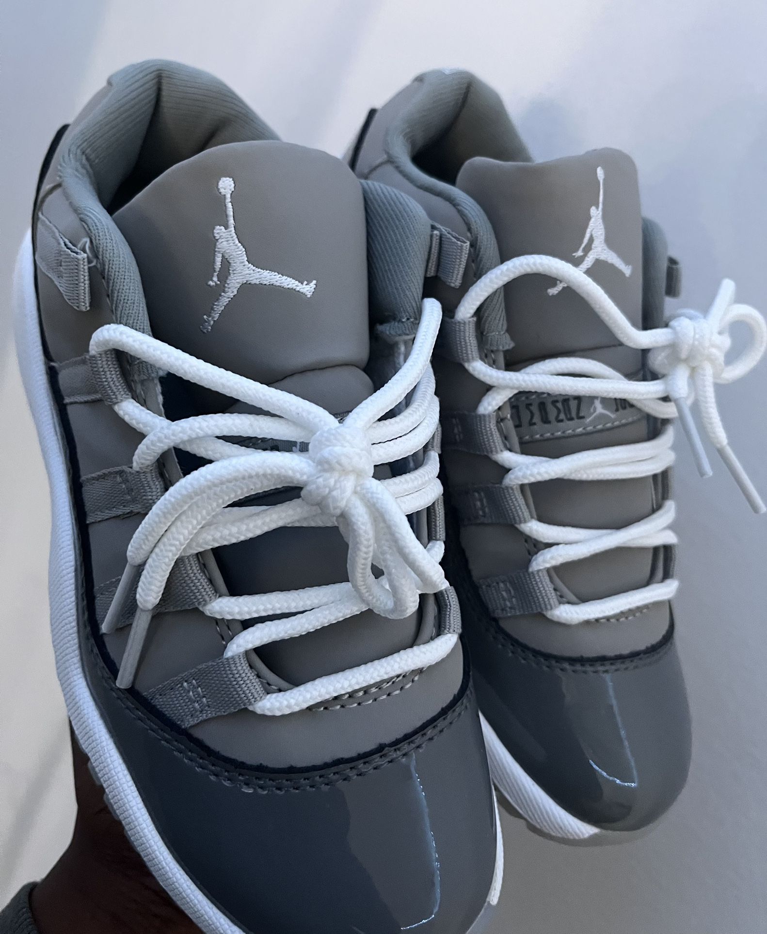 Jordan 11 Low Rise Gray Kids Size 
