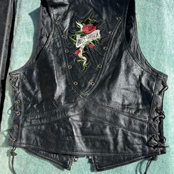 Harley Davidson Leather Vest