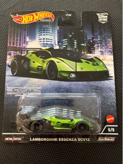 Hot Wheels Premium Car Culture - Lamborghini Essenza SCV12 on Real Riders