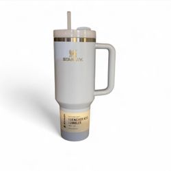 Brand new Stanley Quencher H2.0 40oz tumbler in a super cute light blue color.