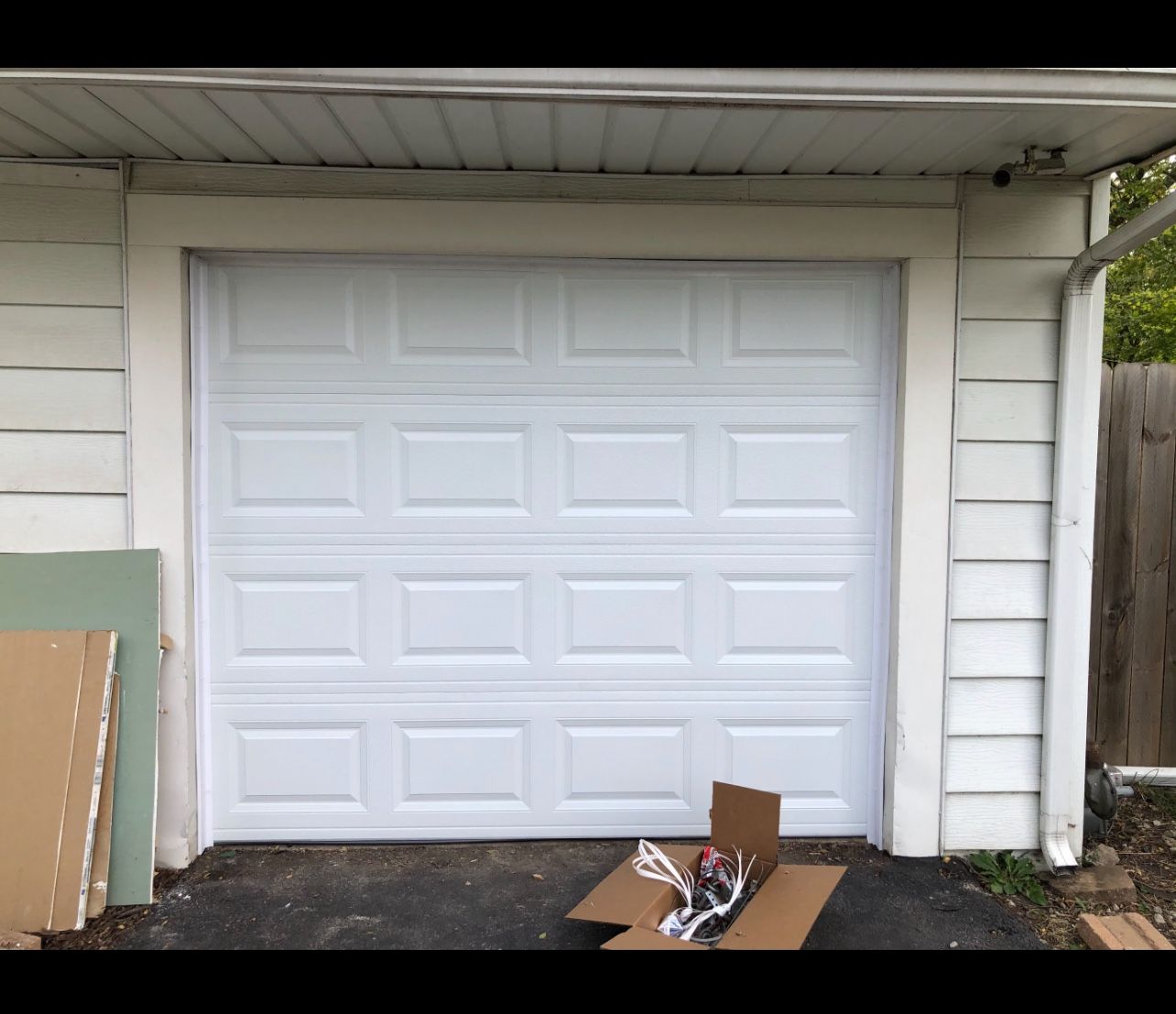 Garage Door, Insulated.