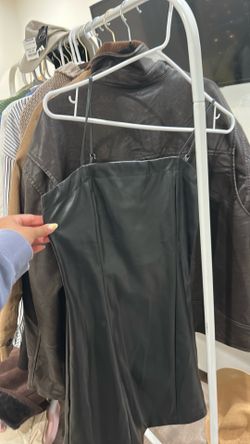 Leather dress