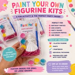 Paint Your Own Figurine Kits