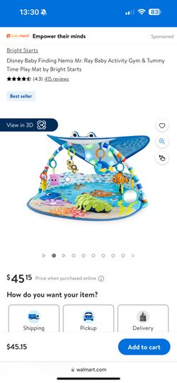 Finding Nemo Activity Gym