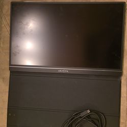 Arzopa portable monitor with protective cover