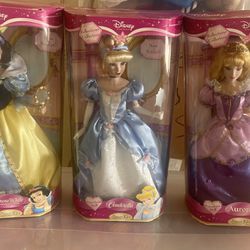 Disney Princess Dolls (set Of 3)