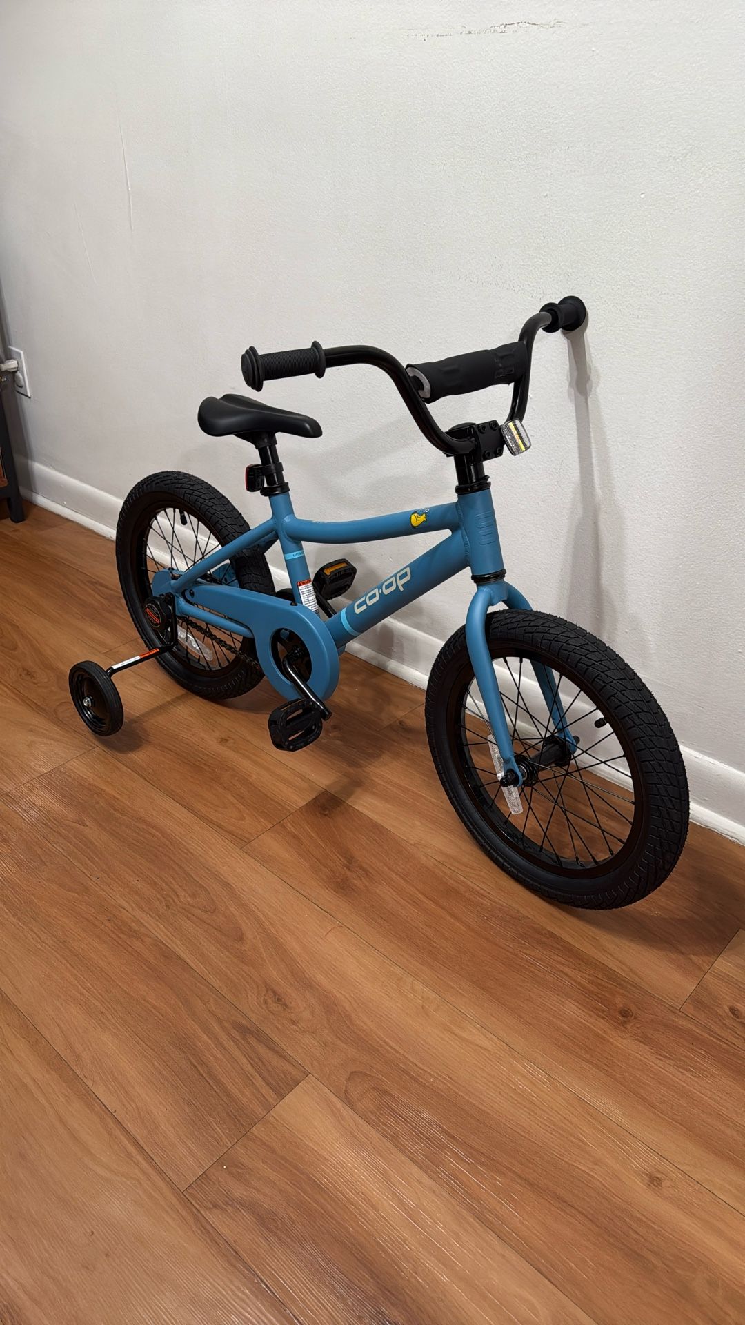 REI Co-op REV 16 Kids’ Bike – Surf’s Up Blue – $130