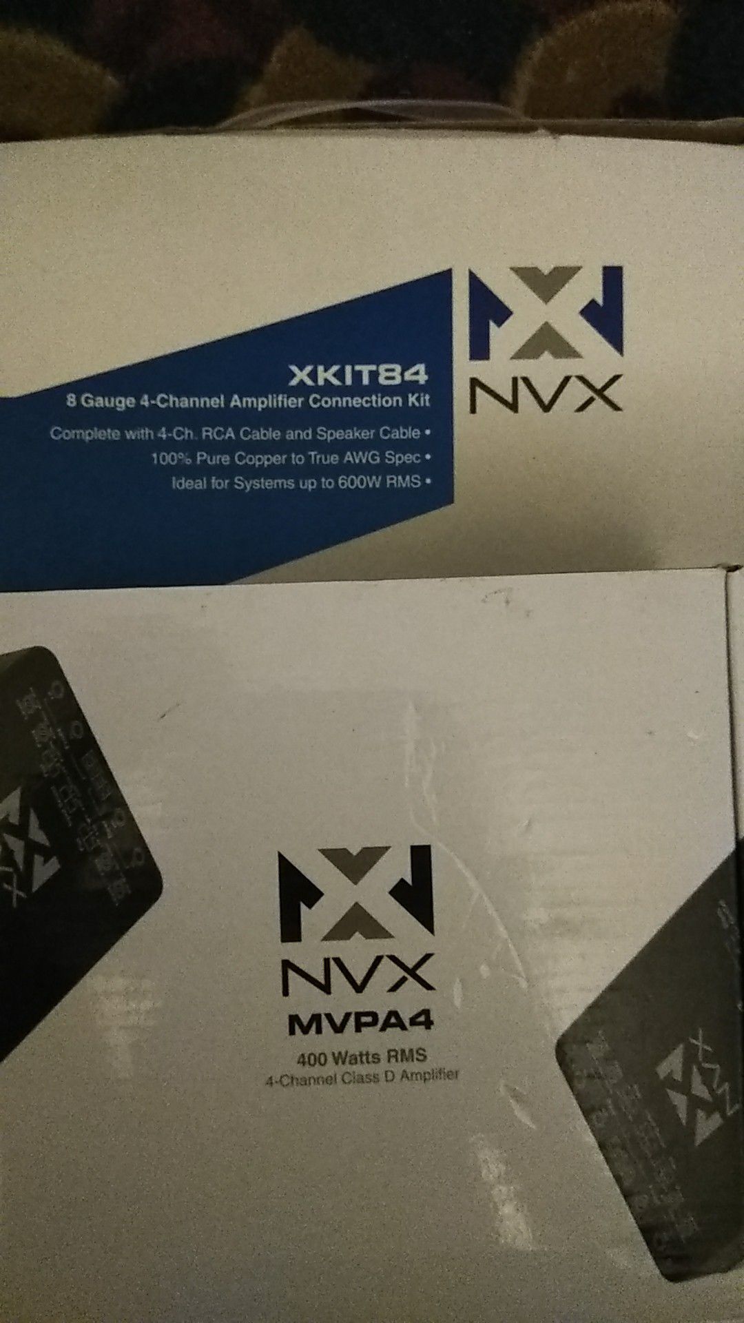 NVX Amplifier Connection kit