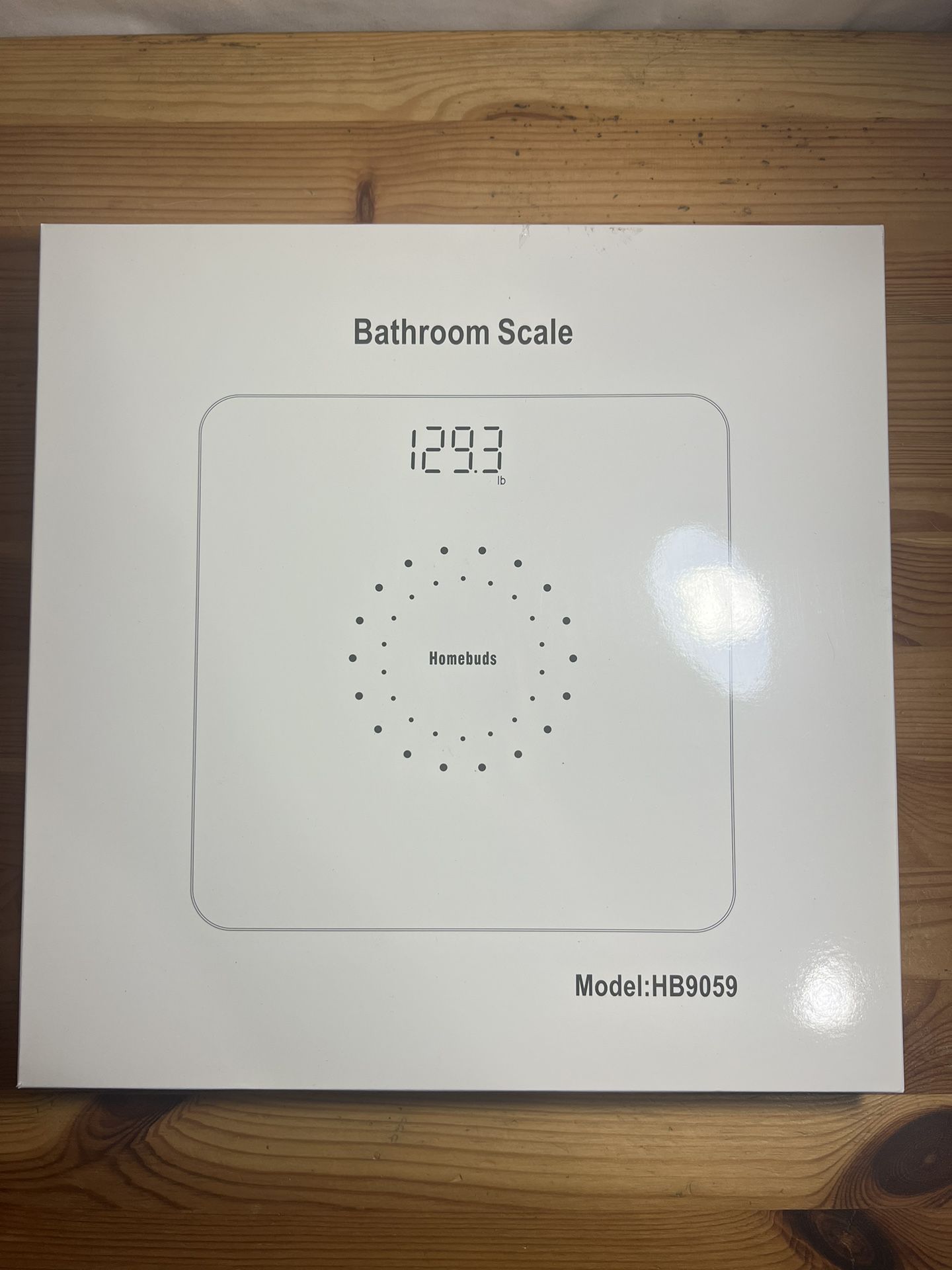 Homebuds Digital Bathroom Scale for Body Weight, Weighing Professional Since 2001, Crystal Clear LED and Step-on, 3*AAA Batteries Included, 400lb/180k