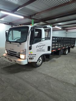 2016 Isuzu  NQR DIESEL Flat Bed with Liftgate