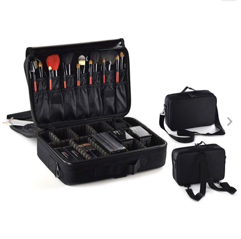 Makeup Cosmetic Case Storage Handle Organizer Artist Trabel Brush Kit Bag*Makeup NOT included