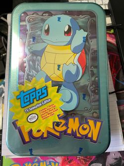 Topps Pokémon Edition Squirtle Tin