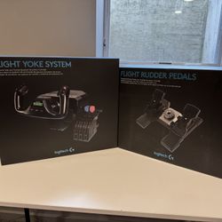 Logitech G Pro Yoke System / G Pro Pedals