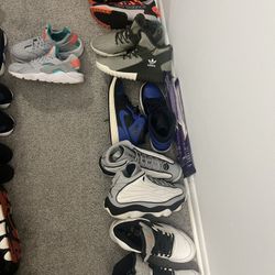 Size 9 Used In Very Good Condition Prices 👉🏽$65, $70, $80,  ((Green, White, Black, Sold,(👉🏽Red & Black Jordan’s 11..SOLD!!