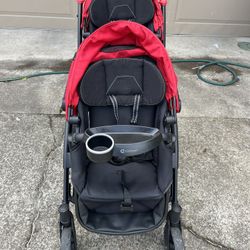Contours Options Elite V2 Convertible Modular Double Stroller with Reversible Seats (Des Moines)