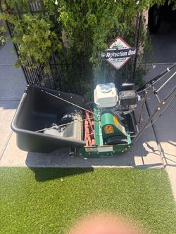 7-Blade Reel Mower with Gas Engine