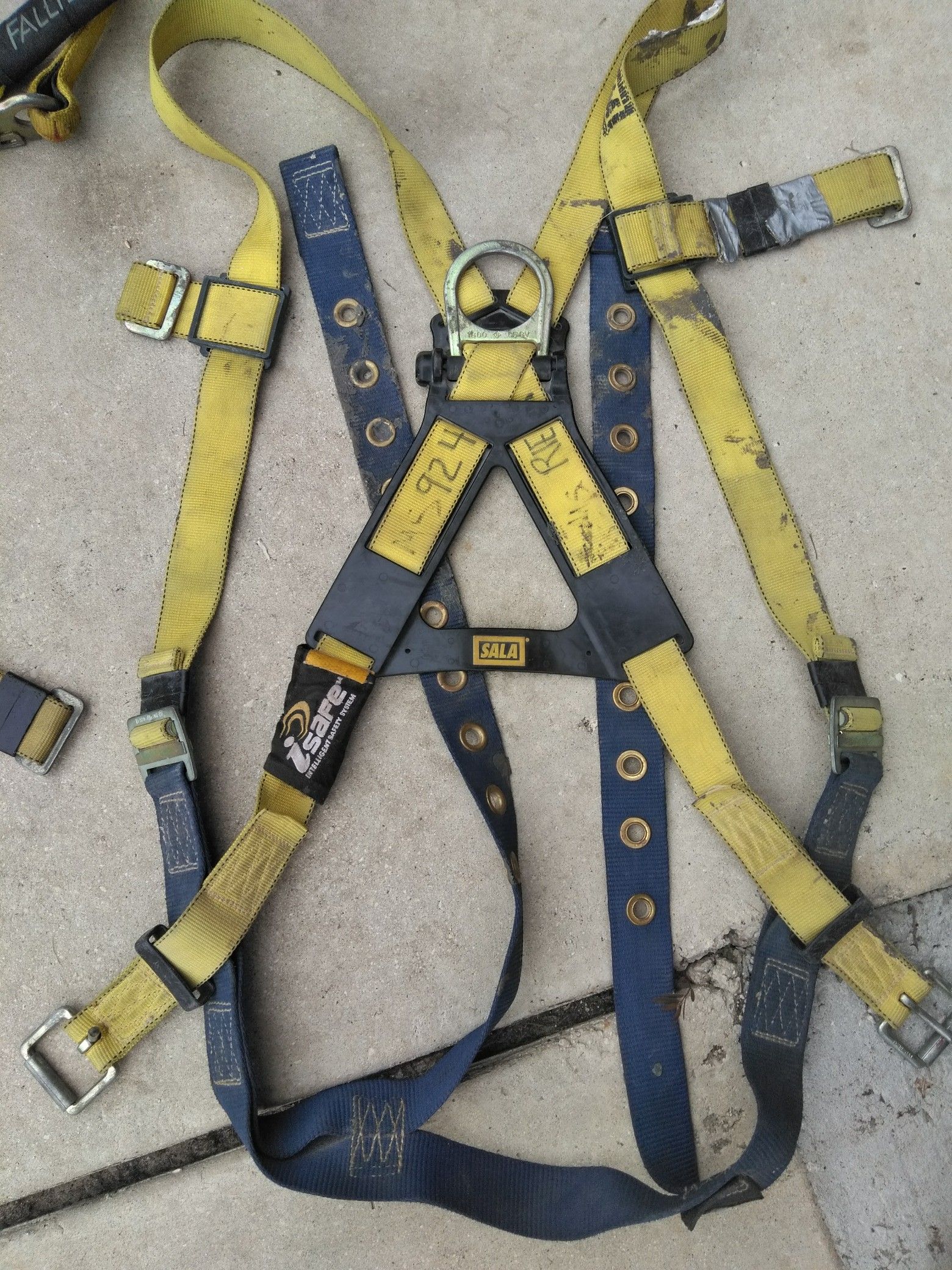 Sala talon self retracting lifeline and harnesses