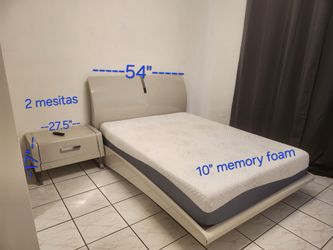 Full Size Bedroom Set (With Or Without matress)