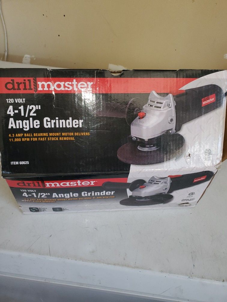 DRILL MASTER 4.5in ANGLE GRINDER