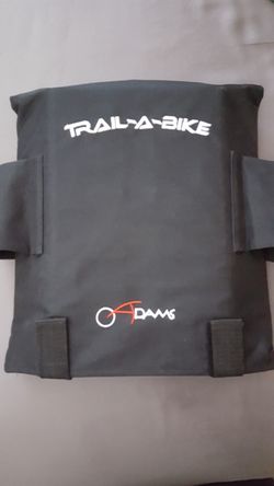Trail a bike back support pad
