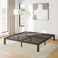 Queen Platform Bed Frame Metal 