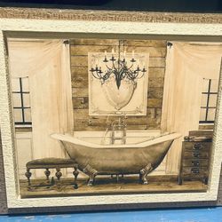 Restroom Wall Decor $20