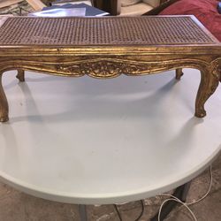 Low Cane Top Table