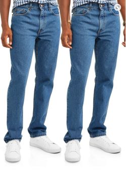 Pack of 2 New Men’s Jeans-George Reg Fit 36”x34”