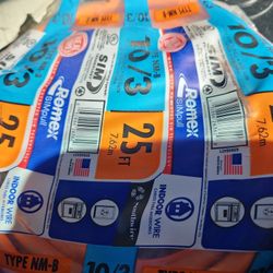 25 Ft 10/3 Wire