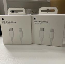 2 Pack Apple Usb c Lightning Charge Cable