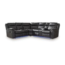 Ashley Grey sofa 2 recliners