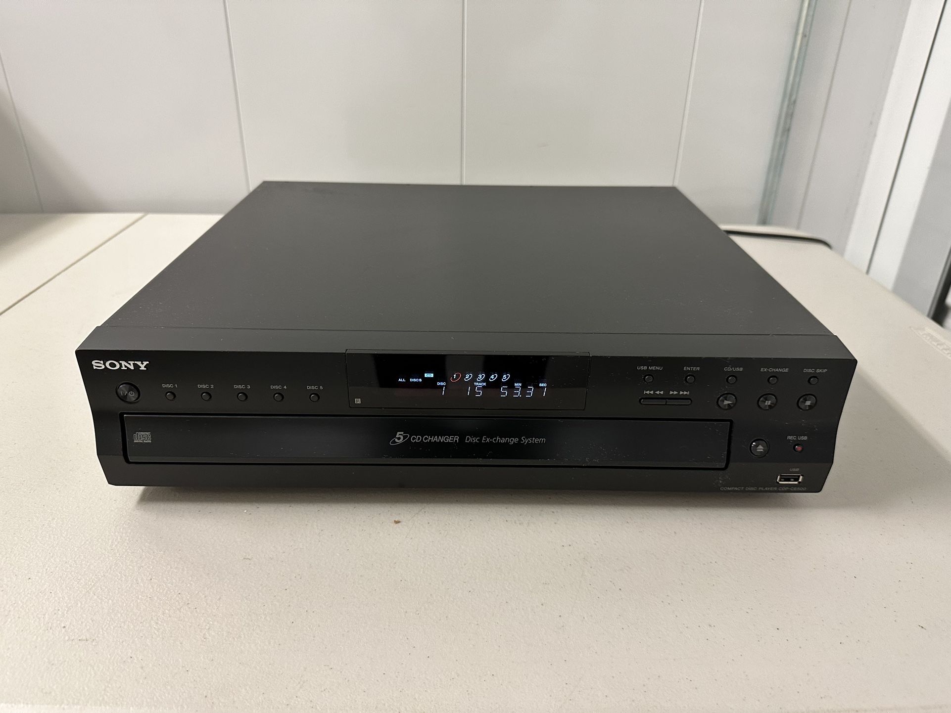 Sony CDP-CE500 5 Disc CD Changer