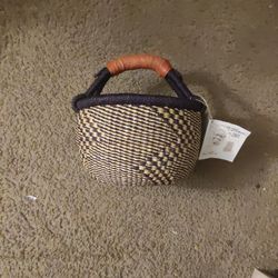 Small Hand Woven African Basket