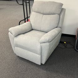 Swivel Recliner. Grey New  Power
