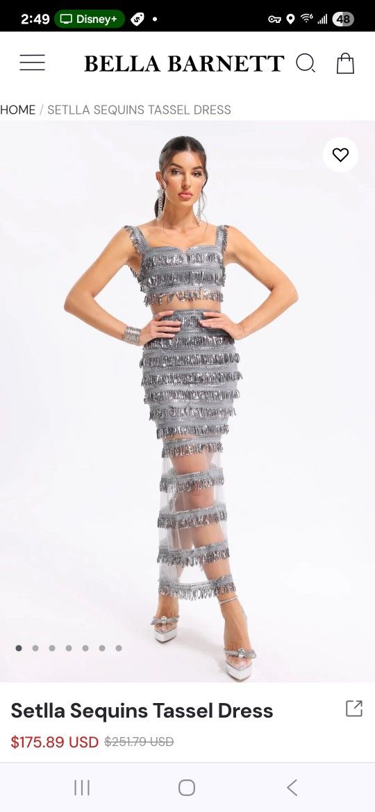 Sequin Dress Bella Barnett