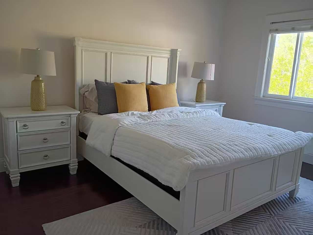 Ashley Furniture Queen Bedroom Set – White Finish 