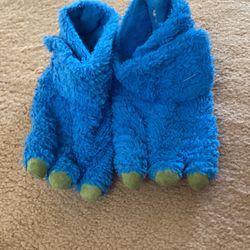 Cute Monster Slippers Kids 7-9 Years