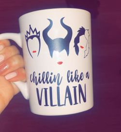 Chillin like a villain coffee cup