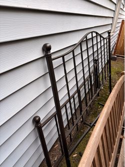 FREE, metal headboard, frame and footboard