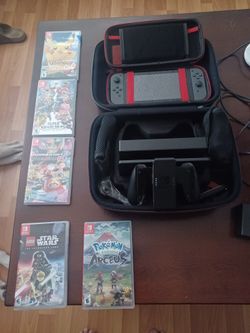 Nintendo switch 1 with 5 games $270