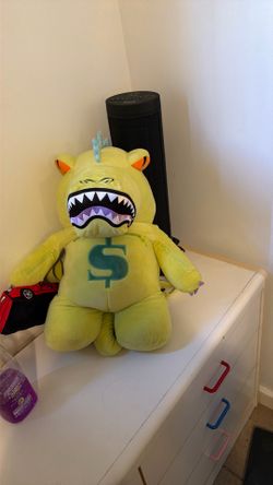 The Sprayground Reptar Growl plush backpack limited edition