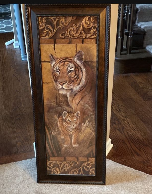 Wall Art - Safari Tigers