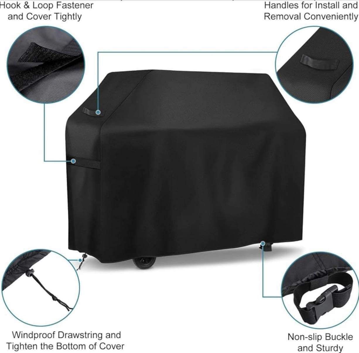 BRAND NEW🔥🔥🔥 420D Oxford Fabric Waterproof BBQ Grill Cover, Gas Grill Cover for Most Popular Barbecue Grills (147x61x122cm)