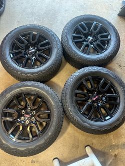 20” gmc/chevy wheels-tires