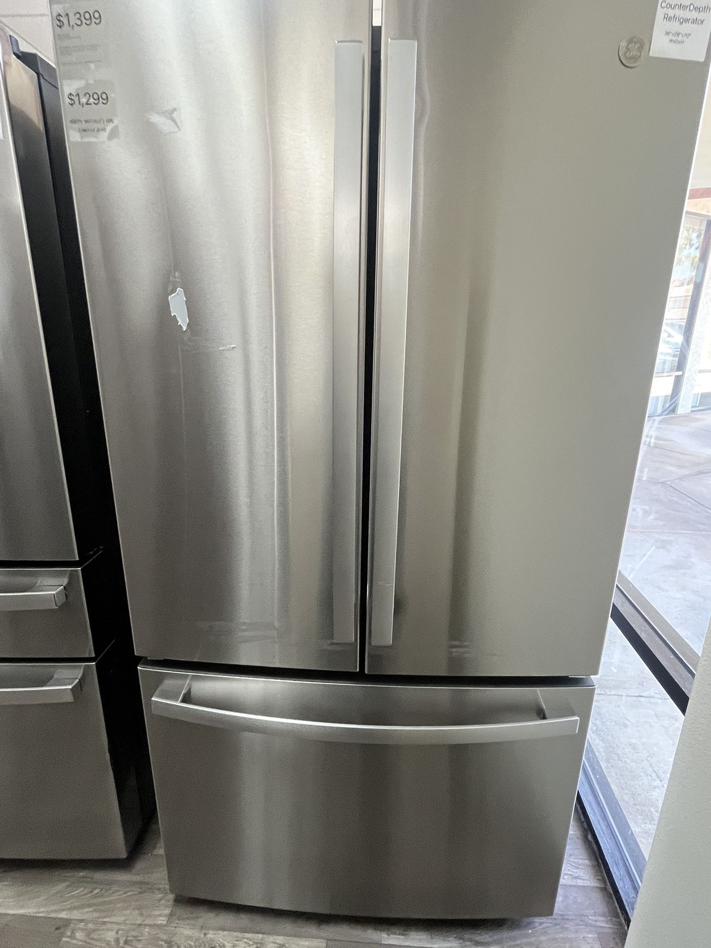 36”x28” French Door Refrigerator With One Year Warranty