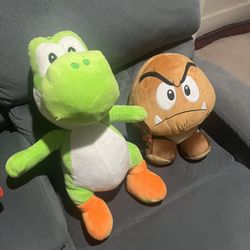 Super mario plushies