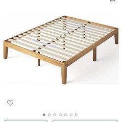 New In Box. ZINUS Moiz Wood Platform Bed Frame. We Also Can Provide Mattress And Deliver If Needed.
