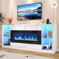 82 In Electric Fireplace