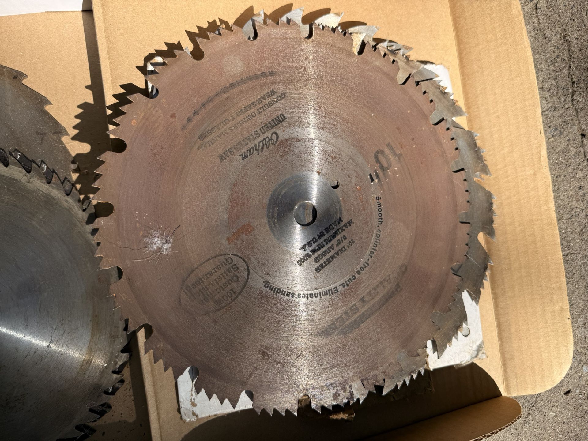 Trade: 9 Circular Saw Blades